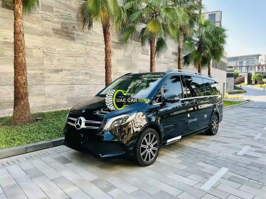 Mercedes V Class with driver