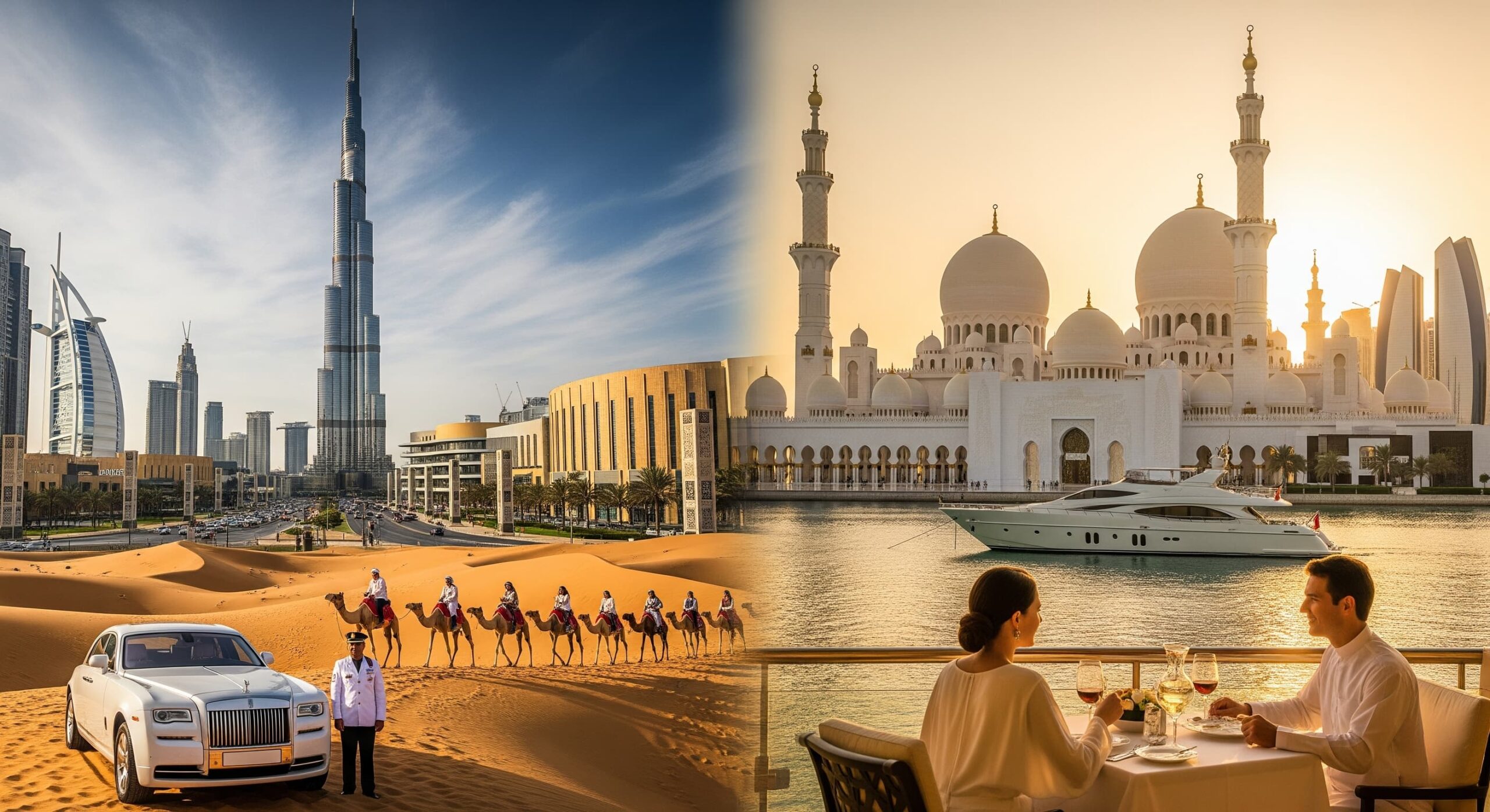 abu dhabi and dubai tour with car and driver